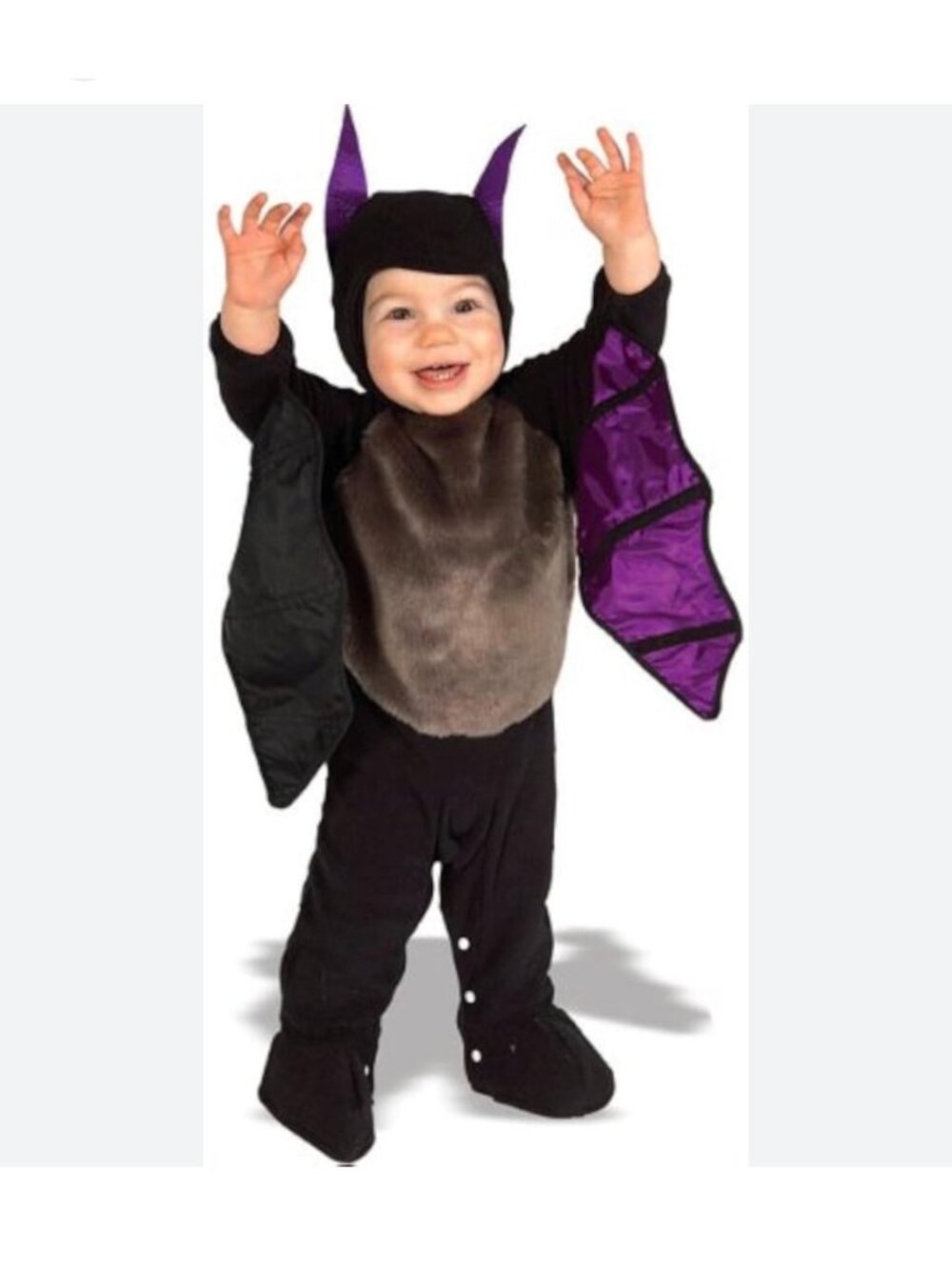 Rubies Little Bat Baby Costume Size 6-12 Months
